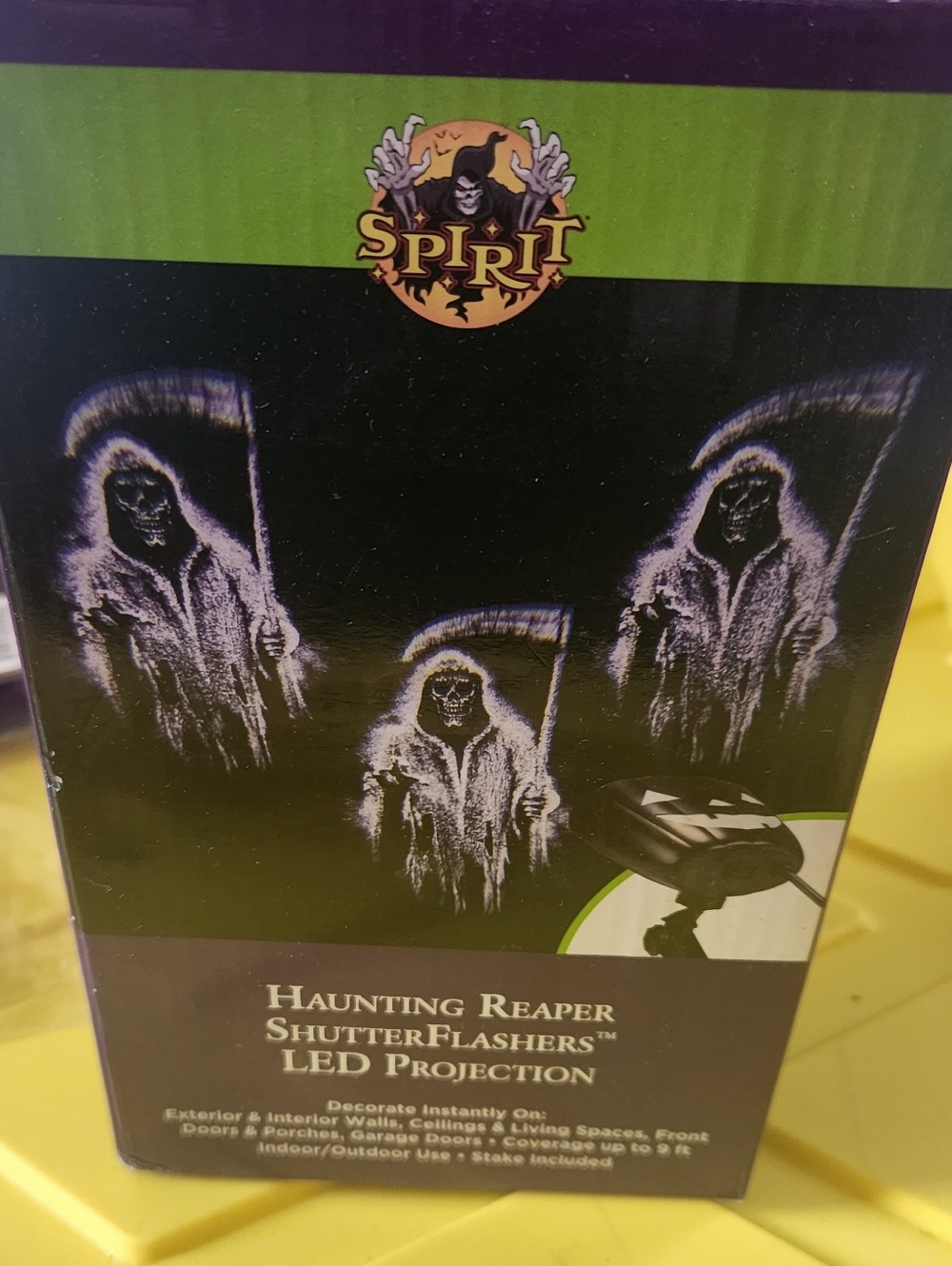 Spirit Halloween Haunting Reaper ShutterFlashers LED projection light